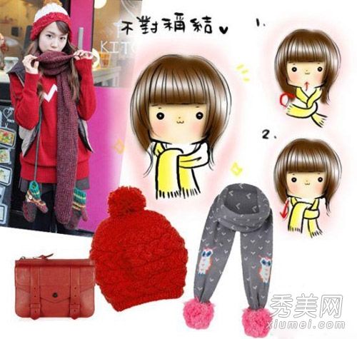 冬天必须学会:举例说明和演示6系列围巾方法