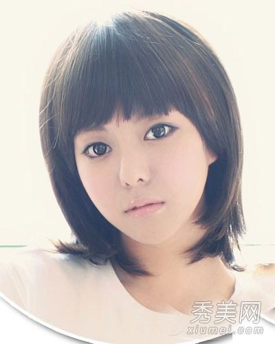 圆脸适合哪种刘海?双层韩式刘海