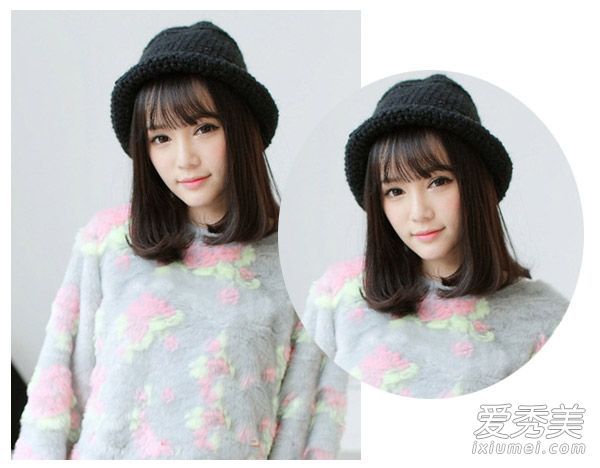 什么发型露脸,小内扣+高马尾第二变椭圆脸