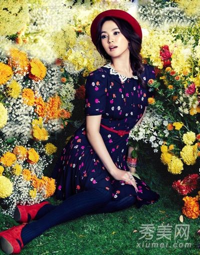 宋慧琳·京的最新秋装写真展现了都市淑女的风格