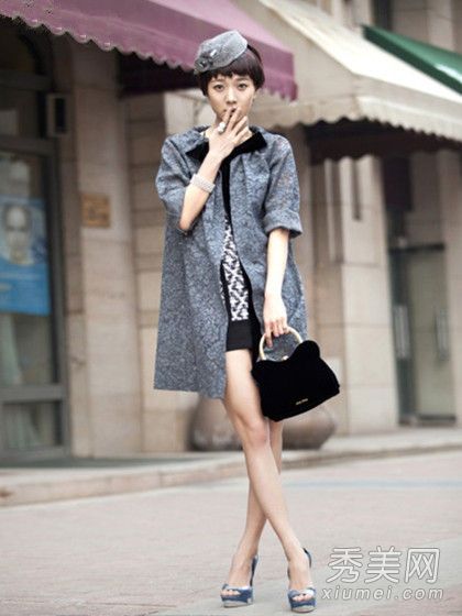 刘师师的女主角与秋天的各种气质相匹配