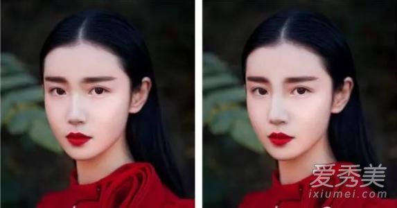 如何画扁平浓眉