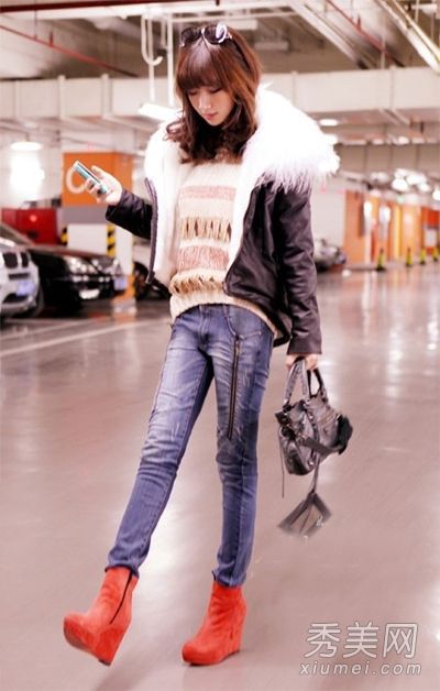 为了美化冬天，7种搭配的牛仔裤看起来怎么样