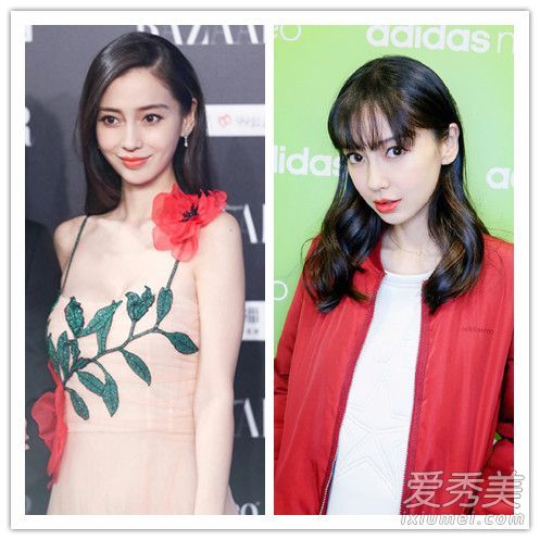 杨颖的新发型前后太不一样了!