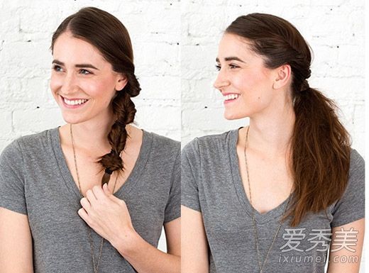 气质美女喜欢扎马尾辫，让头发看起来更迷人