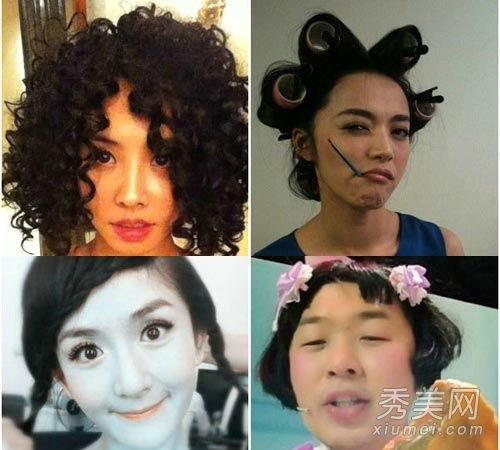 明星头发库存失败蔡依林的头发爆炸是可怕的