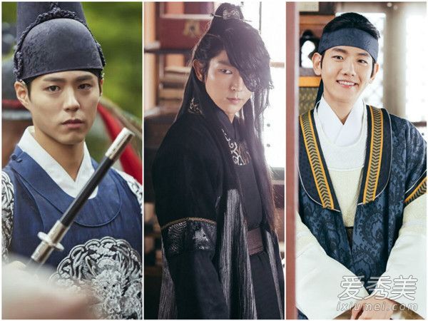 李准基公园博康成功穿越！奥巴也有着古装的帅气发型。