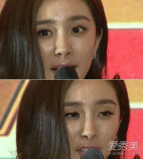 最丑的不化妆女演员,杨蜜宝贝,有更多的细纹和周迅有痤疮。