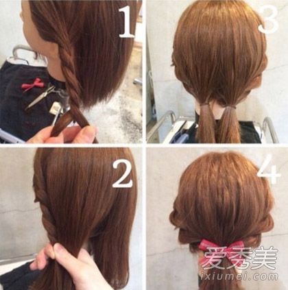 如何在简单和美丽的4甜蜜的头发教程铁龙头发