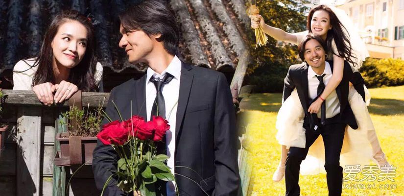 舒冯祺德伦结婚了!婚纱照被曝光了,这很舒淇。