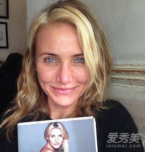 外国女明星不化妆皮肤看起来很糟糕?