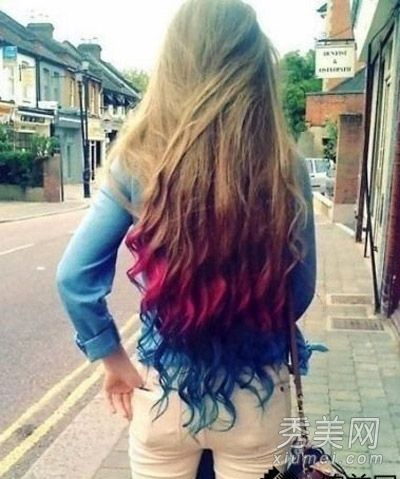 创意渐变染发自己也可以自己动手哦