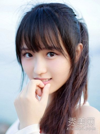 长脸适合的发型图片9韩式领带头发最嫩