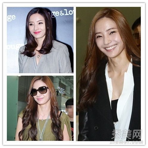 韩国女演员韩彩英展示韩国风格气质减龄发型