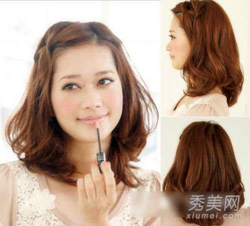 长发如何打领带好看2个简单的女士范领带发型教程