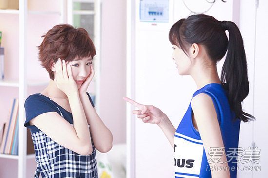 笑女二比郑爽漂亮一点?短发保存颜价值的又一例证