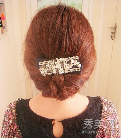 气质女孩公主范女士多功能盘发教程