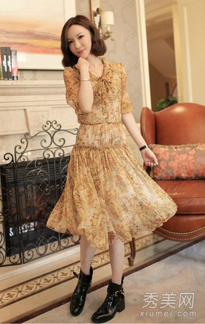 春装推荐雪纺蕾丝时尚元素