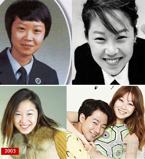 孔孝真,陈乔恩,姚迪,中国和韩国整容前的女神?