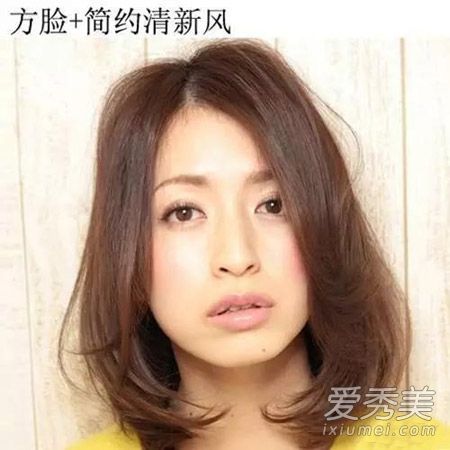 看看方脸和圆脸,逐步选择适合你的发型!