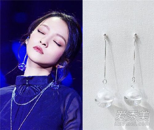 张韶涵,我是一个歌手,给这个独立的设计师耳环带来了激情!