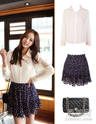 道晖芝的变装技术展示了秋装搭配技巧