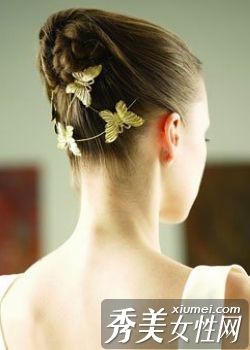 高档发型高贵典雅。