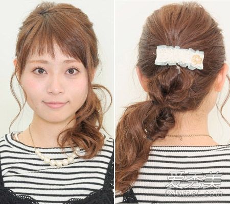 气质纯正的马尾辫更适合夏天。