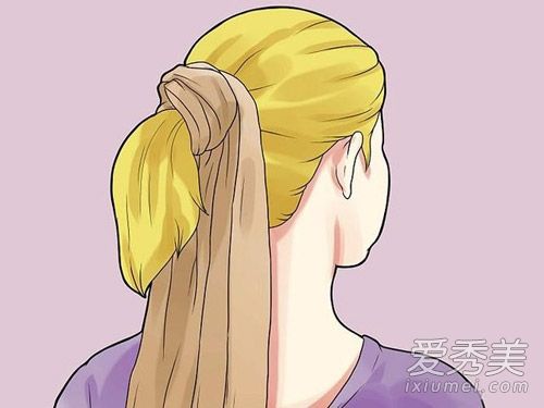 围巾必须系在脖子上吗?这样系你的头发看起来更好。