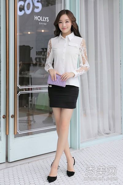 当你走出街道时,衬衫搭配示范不会让你出错。