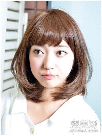 9经典梨花头大圆脸美容首选发型