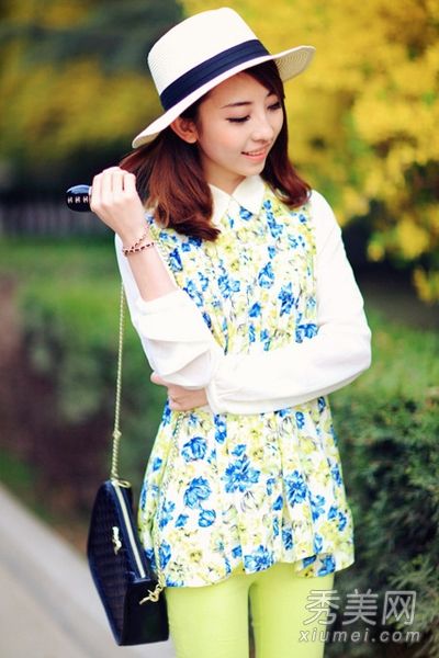 懒人MM的暖春着装规则一件衣服就可以了