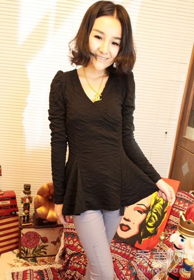 巧穿秋背心紧身和紧身