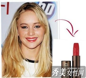 春夏明星性感红唇