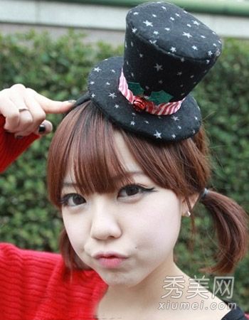 九款韩式心计发型MM轻松处理圆饼脸