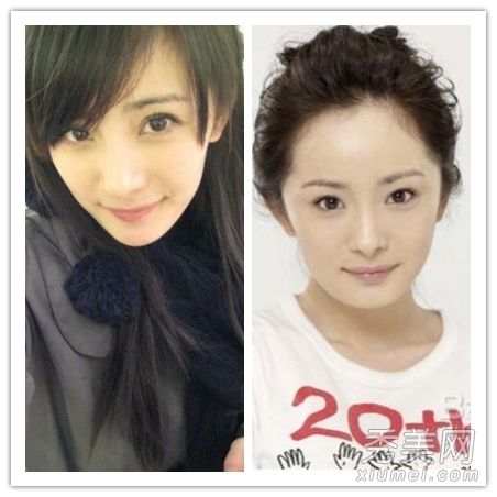 杨蜜、唐嫣和最受欢迎的年轻花旦有很大的不同,有没有刘海。