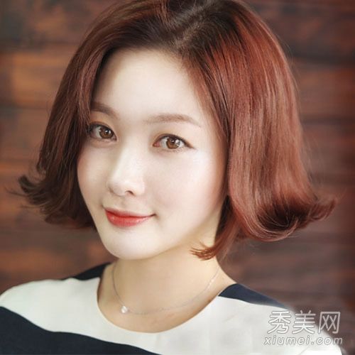 韩国女孩最好的修饰发型,隐藏着大方的脸庞