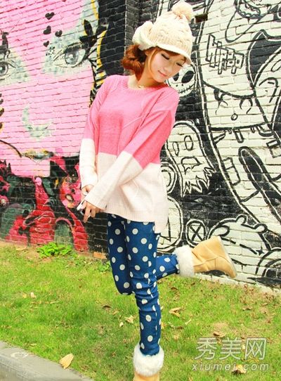 甜美的秋装，甜美美丽的气质