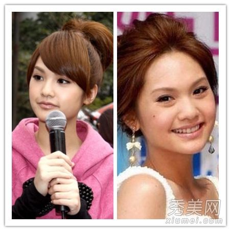 唐嫣、宋倩和其他有或没有刘海的女演员