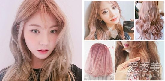 不剪短发很酷。玫瑰金棕色将在2017年流行。