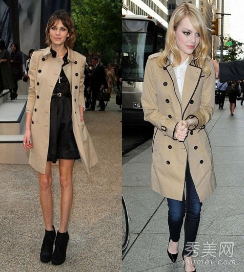 深秋风衣必须有n种相配的气场