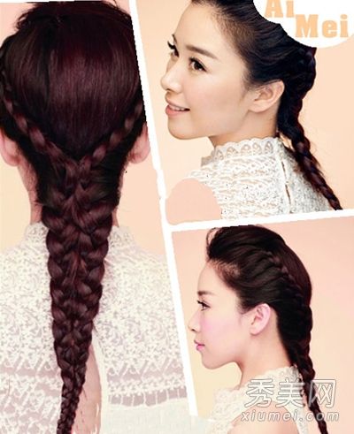 独特的创意辫子整理,释放夏日清新、富有表现力的气质