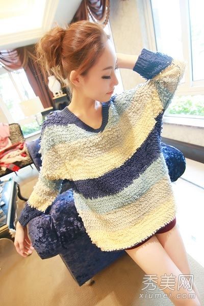 秋冬单衣里面穿的甜美毛衣非常实用