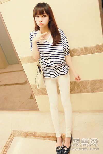 2013年夏季时尚美腿裤身材高挑