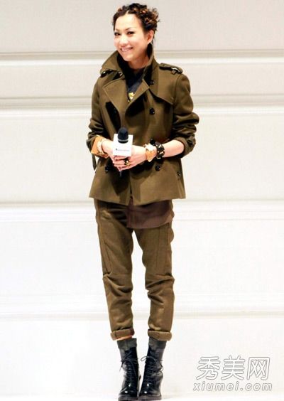 军装风衣或西装帅气感潮2012秋冬反击
