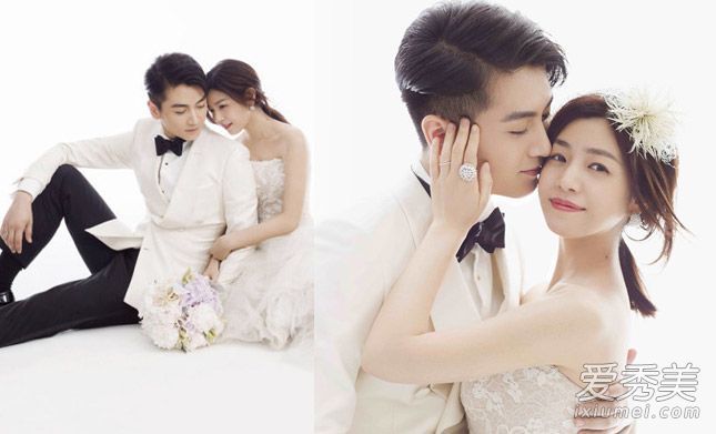婚礼即将来临!陈妍希陈晓婚纱照曝光新娘头发