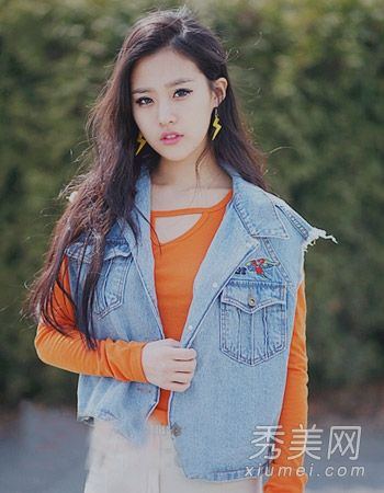 最新款女孩发型设计长发+染发塑料脸美容
