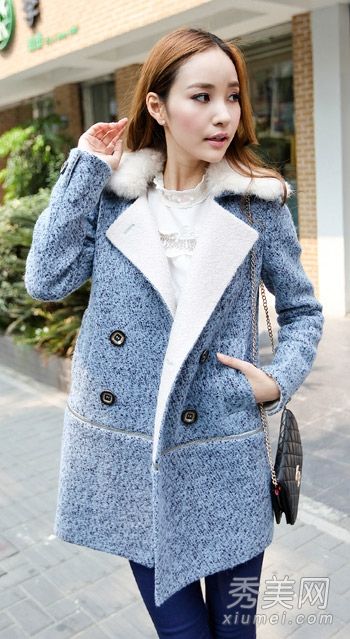 秋冬季保暖时尚的羊毛外套