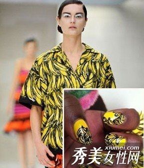 纽约时装周疯狂美甲绝色眼睛