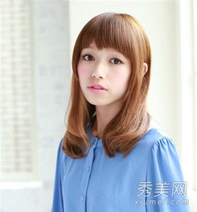 圆脸适合发型图片梨花头创造小V脸